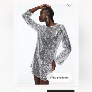H&M sequin dress
